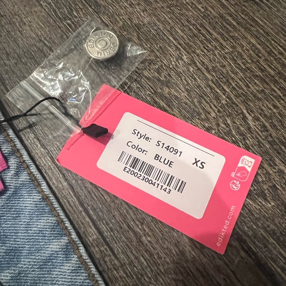Edikted jeans • NEW NWT • size XS or 0 - Picture 6 of 9